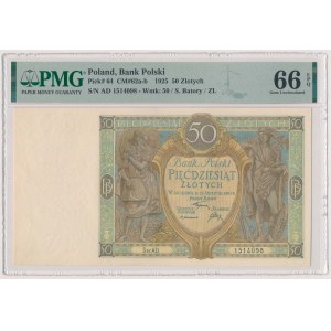 RZADKOŚĆ - 50 złotych 1925 - W WYJĄTKOWYM STANIE ZACHOWANIA