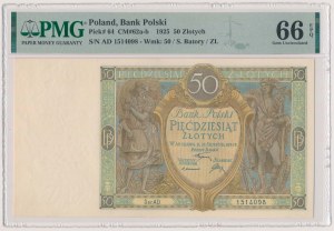 RZADKOŚĆ - 50 złotych 1925 - W WYJĄTKOWYM STANIE ZACHOWANIA