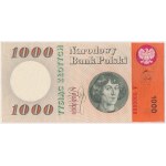1.000 złotych 1962 - A 0000000 - niewprowadzony do obiegu - RZADKOŚĆ