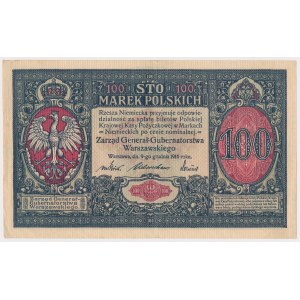 100 marek 1916 - Generał - BARDZO ŁADNE