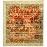 1 grosz 1924 - AO - lewa połowa