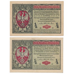 1/2 mkp 1916 jenerał i Generał (2szt)