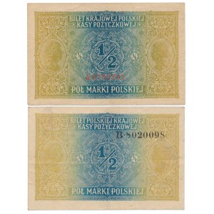 1/2 mkp 1916 jenerał i Generał (2szt)