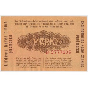 Kowno, 1/2 marki 1918 - B