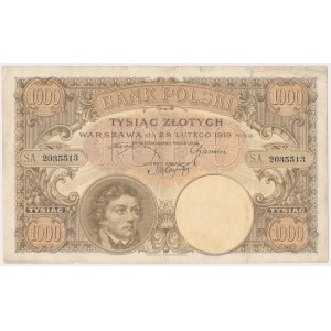 1.000 złotych 1919