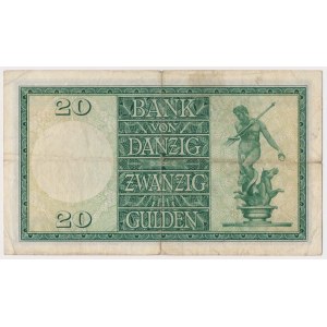 Gdańsk, 20 guldenów 1937 - K