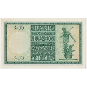 Gdańsk, 20 guldenów 1937 - K