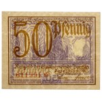 Gdańsk, 50 fenigów 1919 - fioletowy i zielony (2szt)