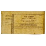 Powstanie Styczniowe, Obligacja tymczasowa 100 złotych 1863