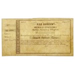Powstanie Styczniowe, Obligacja tymczasowa 1.000 złotych 1863