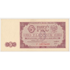 5 złotych 1948 - F