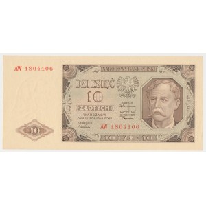 10 złotych 1948 - AW