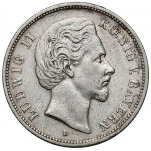 Bawaria, 5 marek 1874-D, Monachium