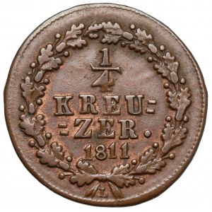 Nassau, 1/4 krajcara 1811-L, Koblenz-Ehrenbreitstein