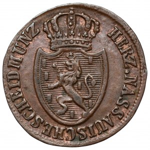 Nassau, 1/4 krajcara 1811-L, Koblenz-Ehrenbreitstein