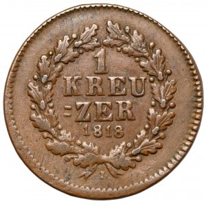 Nassau, Krajcar 1818-L, Limburg