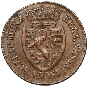 Nassau, Krajcar 1818-L, Limburg
