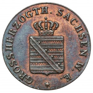 Saxe-Weimar-Eisenach, Karl Friedrich, Fenig 1840-A