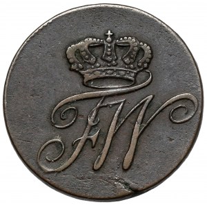 Śląsk, Fryderyk Wilhelm II, 1/2 krajcara 1797-B, Wrocław