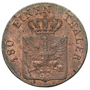 Prusy, Friedrich Wilhelm III, 2 fenigi 1821-A, Berlin
