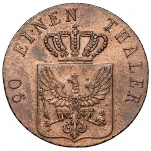 Prusy, Friedrich Wilhelm III, 4 fenigi 1830-A, Berlin