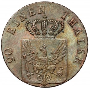Prusy, Friedrich Wilhelm III, 4 fenigi 1821-A, Berlin