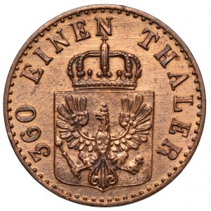 Prusy, Friedrich Wilhelm IV, Fenig 1851-A, Berlin