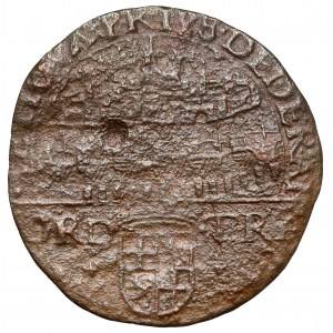 Niderlandy, Utrecht, Żeton 1604 - „Kapitulacja Ostendy i zdobycie Sluis”