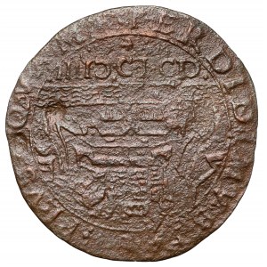 Niderlandy, Utrecht, Żeton 1604 - „Kapitulacja Ostendy i zdobycie Sluis”