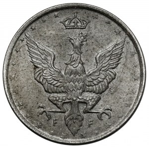 Królestwo Polskie, 10 fenigów 1918-F