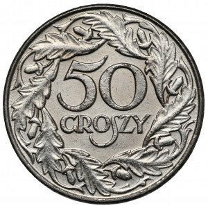 50 groszy 1938 - niklowane