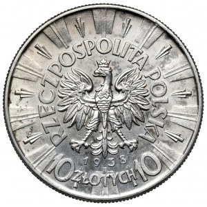 Piłsudski 10 złotych 1938