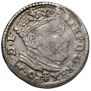 Stefan Batory, Trojak Wilno 1585 - herb Lis