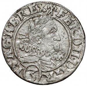 Śląsk, Ferdynand II, 3 krajcary 1628 HR, Wrocław