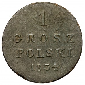 1 grosz polski 1834 KG - Gronau - rzadki
