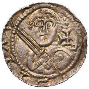 Władysław II Wygnaniec, Denar - Książę i Biskup - krzyż