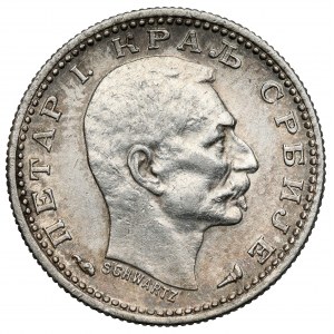 Serbia, Petar I, 50 para 1915