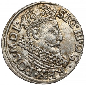 Zygmunt III Waza, Trojak Kraków 1618 - piękny
