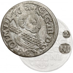 Zygmunt III Waza, Trojak Kraków 1622 - REGNI - rzadki