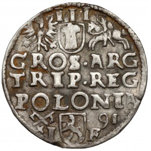 Zygmunt III Waza, Trojak Poznań 1591