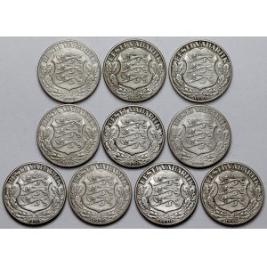 Estonia, 2 krooni 1930 - zestaw (10szt)