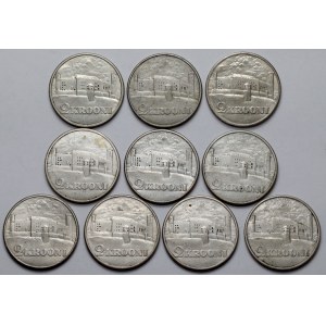 Estonia, 2 krooni 1930 - zestaw (10szt)