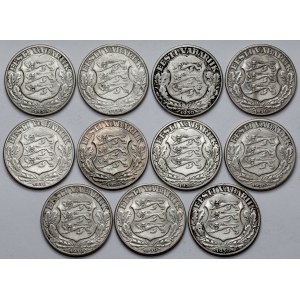 Estonia, 2 krooni 1930 - zestaw (11szt)