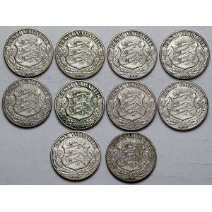 Estonia, 2 krooni 1930 - zestaw (10szt)
