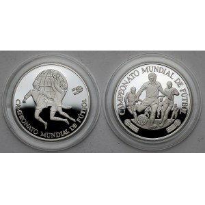 Peru, 5.000 soles 1982 Mistrzostwa Świata w Piłce Nożnej - zestaw (2szt)