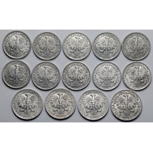 2 - 5 złotych 1958-1974 - zestaw (14szt)