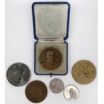 Niemcy i Francja, w tym Wrocław, Medale 1852-1914 - zestaw (6szt)