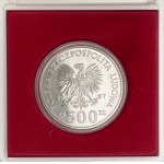 500 złotych 1987 Olimpiada Seul - w luksusowym pudełku