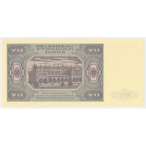 20 złotych 1948 - KE