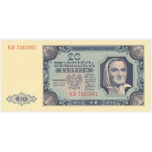 20 złotych 1948 - KD